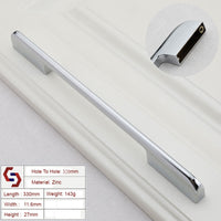 Thumbnail for Zinc Kitchen Cabinet Handles Drawer Bar Handle Pull silver color hole to hole size 320mm