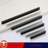 Thumbnail for Zinc Kitchen Cabinet Handles Drawer Bar Handle Pull Silver 256mm