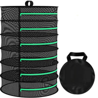 Thumbnail for 6-Layer 120cm Foldable Herb Vegetable Fruit Drying Dehydrating Rack Mesh Hanging Dryer