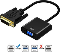 Thumbnail for DVI to VGA Adapter,ABLEWE 1080p Active DVI-D to VGA Adapter Converter 24+1 Male to Female Adapter
