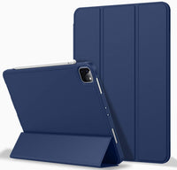 Thumbnail for iPad Pro 11 Inch 2020 Soft Tpu Smart Premium Case Auto Sleep Wake Stand Cover Pencil holder navy blue