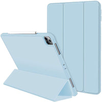 Thumbnail for iPad Pro 11 Inch 2020 Soft Tpu Smart Premium Case Auto Sleep Wake Stand Cover Pencil holder ice blue