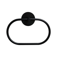 Thumbnail for Bathroom Towel Ring Bathroom Towel Rack Adhesive Hand Towels Holder Towel Hanger Black