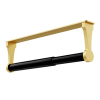 Thumbnail for Kitchen Paper Holder Under Cabinet Screw Wall Mount Adhesive Paper Towel Holder Rectangle Gold