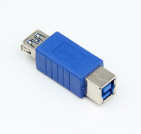 Thumbnail for USB 3.0 A Female to B Female F/F Printer Female Data Converter Adapter Connector