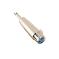 Thumbnail for XLR 3-pin Female to 6.35 Male Mono Microphone Adapter Connector