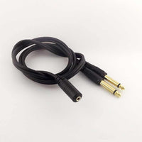 Thumbnail for 1.5M 3.5mm Female Stereo to 2x 6.35mm 1/4 Mono Male Adapter Y Splitter Cable Connector