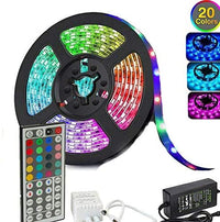 Thumbnail for 5050 RGB LED Strip Lights Waterproof SMD 300 IP65 5m 12V 44key IR Controller