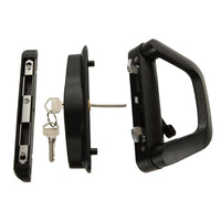 Thumbnail for Sliding Patio Door Handle Set Mortise Lock Suitable for Sliding Glass Patio Door Keyed Black