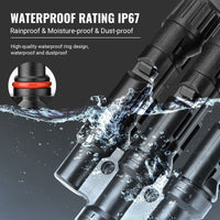 Thumbnail for 1 Pair 5 To 1 5 branch Waterproof T Branch Cable Connectors Solar PV Panel Connector Male & Female