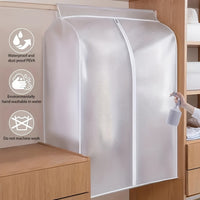 Thumbnail for 120cm Clothes Dust Cover Wardrobe Cloth Cover Clothes Storage Bag For Garments Suits Dresses Coats