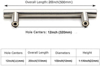 Thumbnail for Brushed Stainless steel Kitchen Door Cabinet Drawer Handle Pulls 320MM