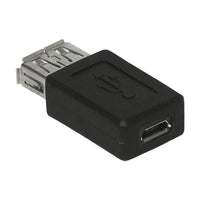 Thumbnail for usb female to micro usb female Adapter Converter Joiner