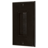 Thumbnail for Brush Wall Plate Wires Cable Access Strap Management Socket Mount Port HDMI
