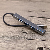 Thumbnail for USB C Hub Adapter  USB-C to Card Reader 3 Ports USB 3.0
