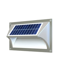 Thumbnail for Solar Step Light – Warm White with Silver Case