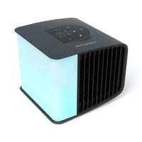 Thumbnail for Evapolar evaSMART Personal Portable Air Cooler and Humidifier with Alexa Support and Mobile App, for Home and Office, with USB Connectivity and Built-in LED Light, Black (EV-3000)