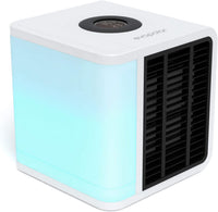 Thumbnail for Evapolar evaLIGHT Plus Personal Portable Air Cooler and Humidifier, Desktop Cooling Fan, for Home and Office, with USB Connectivity and Colorful Built-in LED Light, White (EV-1500)