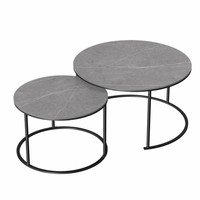 Thumbnail for Interior Ave - Executive Stone Nested Coffee Table Set