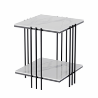 Thumbnail for Interior Ave - Milano Black Square Side Table