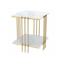 Thumbnail for Interior Ave - Milano Gold Square Side Table