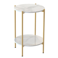 Thumbnail for Interior Ave - Alba Gold Side Table