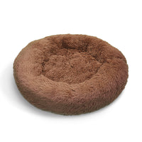 Thumbnail for Pawfriends Pet Dog Bed Bedding Warm Plush Round Soft Dog Nest Light Coffee  XXL 120cm