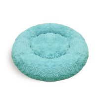 Thumbnail for Pet Dog Bedding Warm Plush Round Comfortable Nest Comfy Sleeping kennel Green Large 90cm