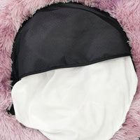 Thumbnail for Pawfriends Dog Cat Pet Calming Bed Warm Soft Plush Round Nest Comfy Sleeping Cave MEL 120cm