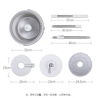 Thumbnail for Cleanix Clean Sewage Separation Mop Rotary Hand-Wash-Free Flat Suction Grey White