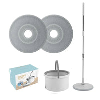Thumbnail for Cleanix Clean Sewage Separation Mop Rotary Hand-Wash-Free Flat Suction Grey White