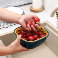 Thumbnail for Cookingstuff Six-piece Creative Double-layer Household Multifunctional Fruit Vegetable Basket