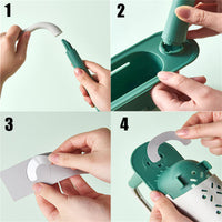 Thumbnail for Cookingstuff Sink Storage Rack Kitchen Retractable Drain Expandable Basket Organizer Green