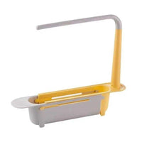 Thumbnail for Cookingstuff Sink Storage Rack Kitchen Retractable Drain Expandable Basket Organizer