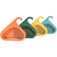 Thumbnail for cookingstuff Triangle Sink Kitchen Storage Drain Basket Rack Shelf Strainer Organizer