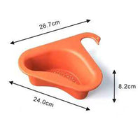 Thumbnail for cookingstuff Triangle Kitchen Storage Drain Basket Household Sink hanging type Drain Rack