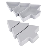 Thumbnail for Cookingstuff Small Tree Split Dry Fruit Plate Food Storage Household Snack Plate White