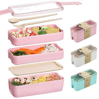 Thumbnail for Cookingstuff 3-Layer Bento Box Students Lunch Box Eco-Friendly Leakproof 900ml Food Container