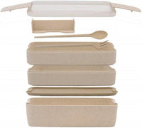 Thumbnail for Cookingstuff 3-Layer Bento Box Students Lunch Box Eco-Friendly Leakproof 900ml Food Container