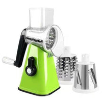 Thumbnail for Cookingstuff Multi Functional Vegetable Cutter Hand Drum Slicer Kitchen Artifact Green