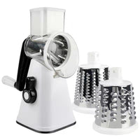 Thumbnail for Cookingstuff Multi Functional Vegetable Cutter Hand Drum Slicer Kitchen Artifact White