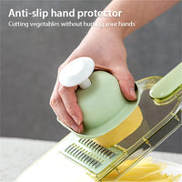 Thumbnail for Cookingstuff Multi-Functional Household Fruit Cutter Chopper Fruit Vegetable Peeler Green