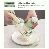 Thumbnail for Cookingstuff Multi-Functional Household Fruit Cutter Chopper Fruit Vegetable Peeler Green