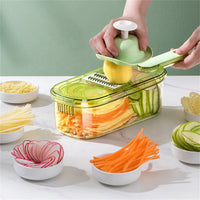 Thumbnail for Cookingstuff Multi-Functional Household Fruit Cutter Chopper Fruit Vegetable Peeler Green