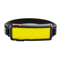 Thumbnail for Mountgear Waterproof COB LED Motion Sensor Outdoor USB Rechargeable Headlamp Black