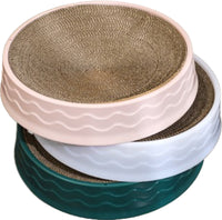 Thumbnail for Pawfriends Cat Claw Plate Wear-Resistant Replaceable Round Corrugated Paper Pet Toy