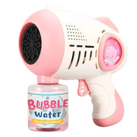 Thumbnail for Bubblerainbow Pink Boys and Girls Hold Automatic Watertight Bubble Guns Girls' Hearts