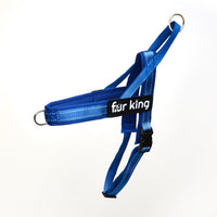 Thumbnail for Fur King Signature Quick Fit Harness Medium Blue