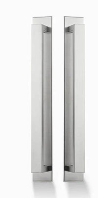 Thumbnail for Stylish Stainless Steel Back to back Pull Handle on Plate set