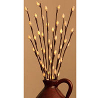 Thumbnail for 10 Sets of LED Light Bunch Stem - Warm White BATTERY fairy lights - 50cm high 20 bulbs/petals